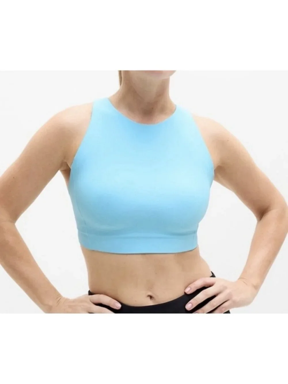 Athleta Flex Spacer Bra Aqua Blue Size XL